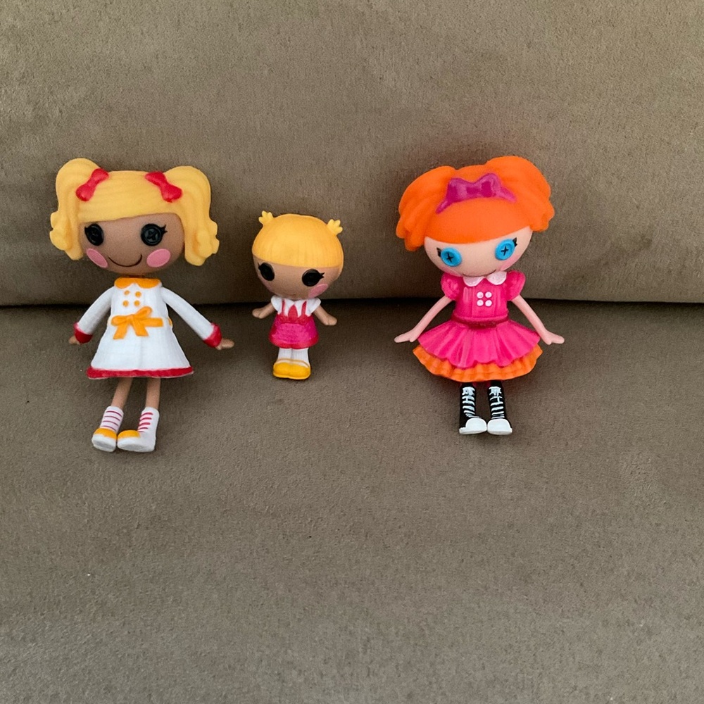 Lalaloopsy Mini Bea-Spells-A-Lot and Spot Splatter Splash from School Days Pack